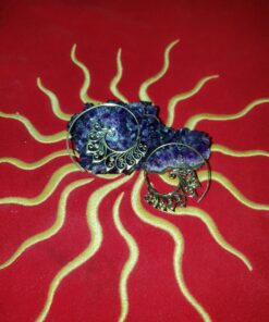 Orecchini in bronzo a forma di spirale